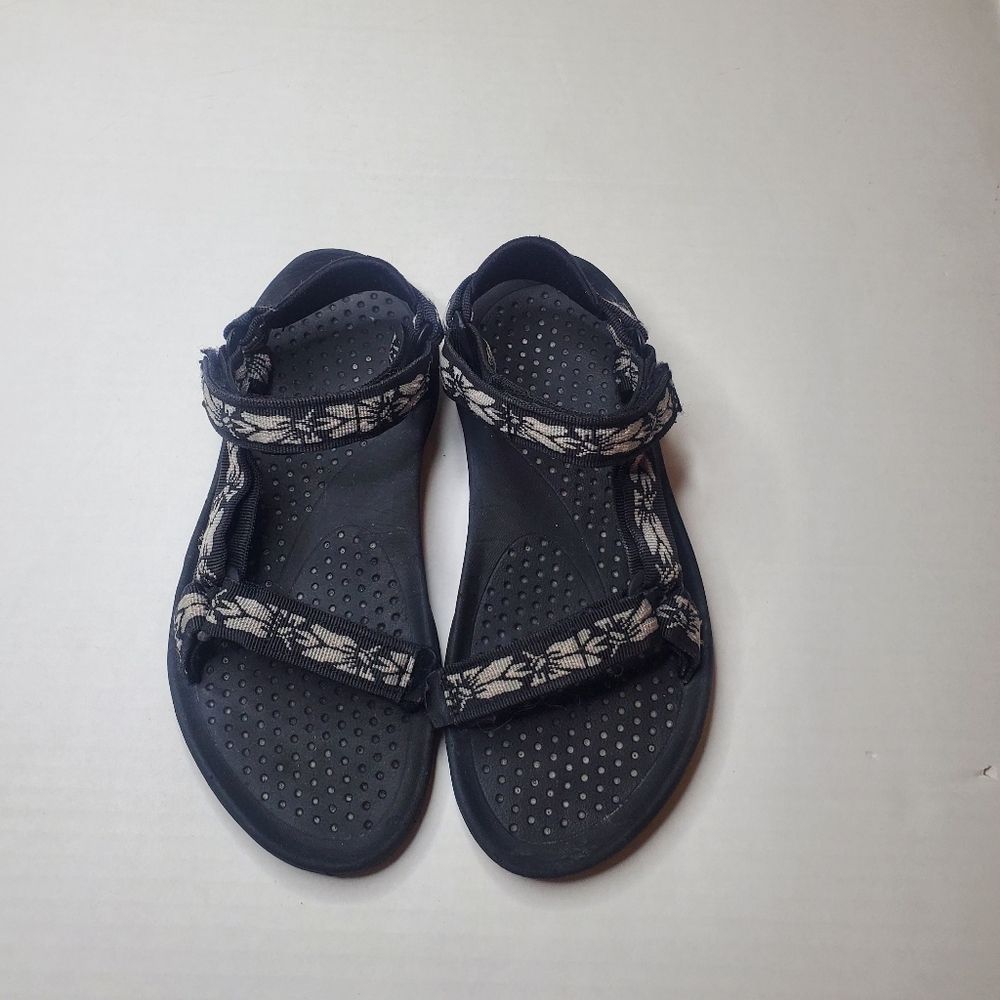 Teva Women's Hurricane 3 Sandal Size 7 Strappy Adjustable Sport Outdoor Black